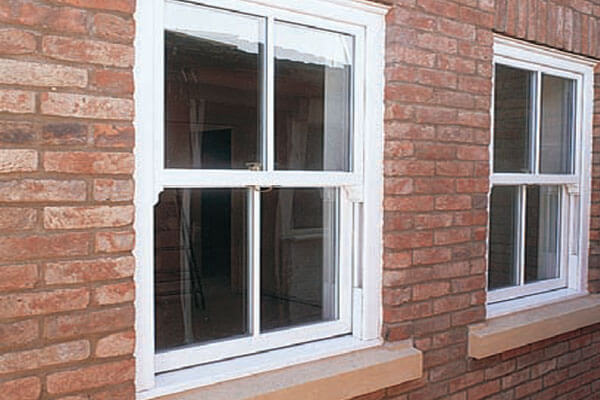 PVCu vertical sliding sash windows