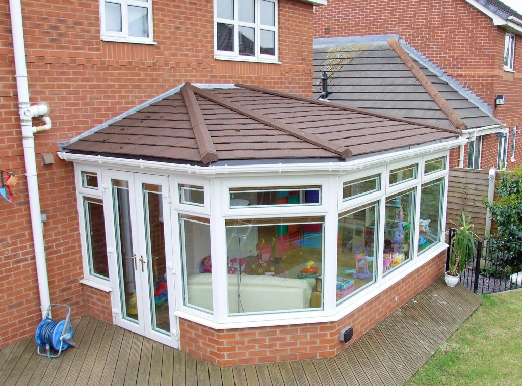 Tiled roof victorian conservatory