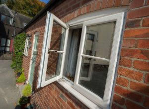 New white uPVC windows for converted property