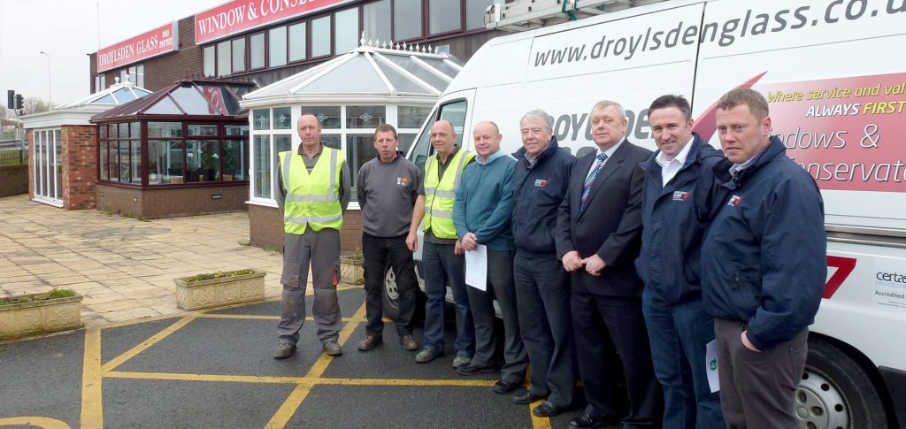 Droyslden glass team