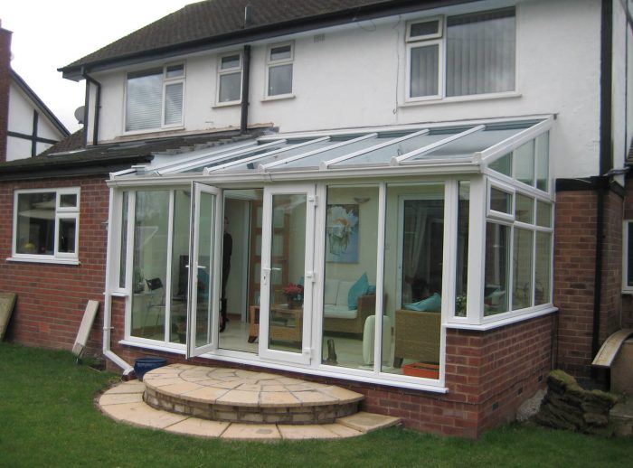 uPVC lean to conservatory
