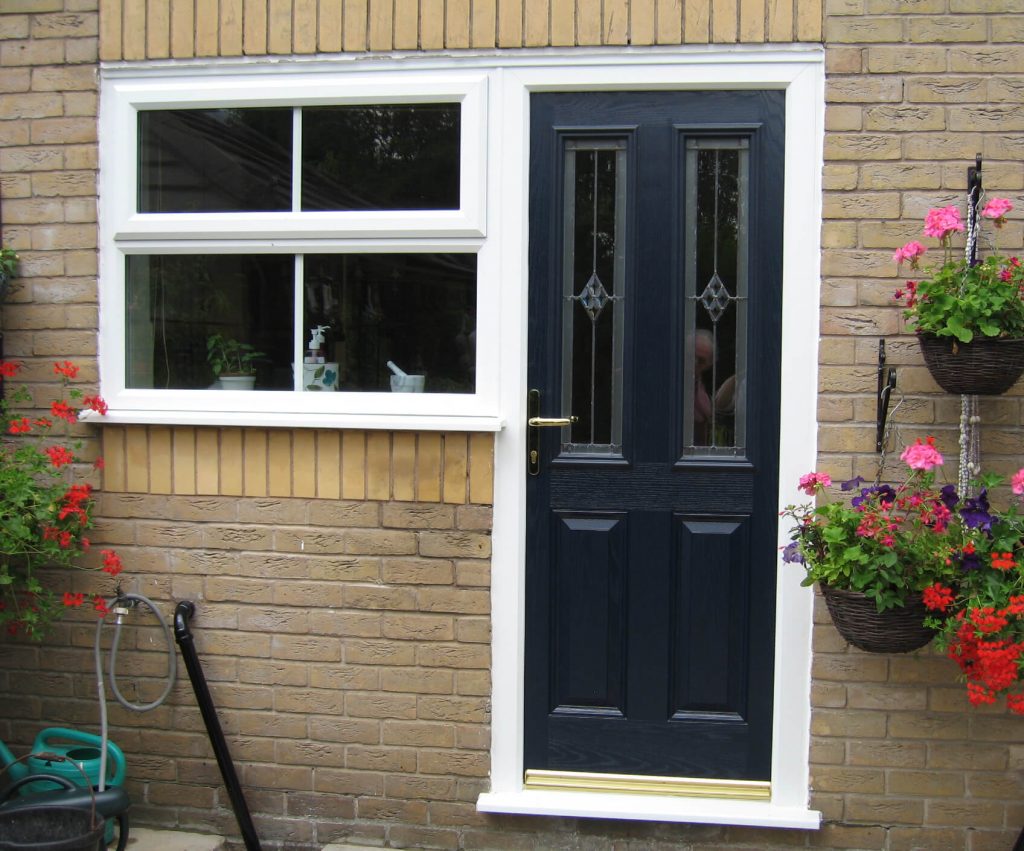 Composite back door and window