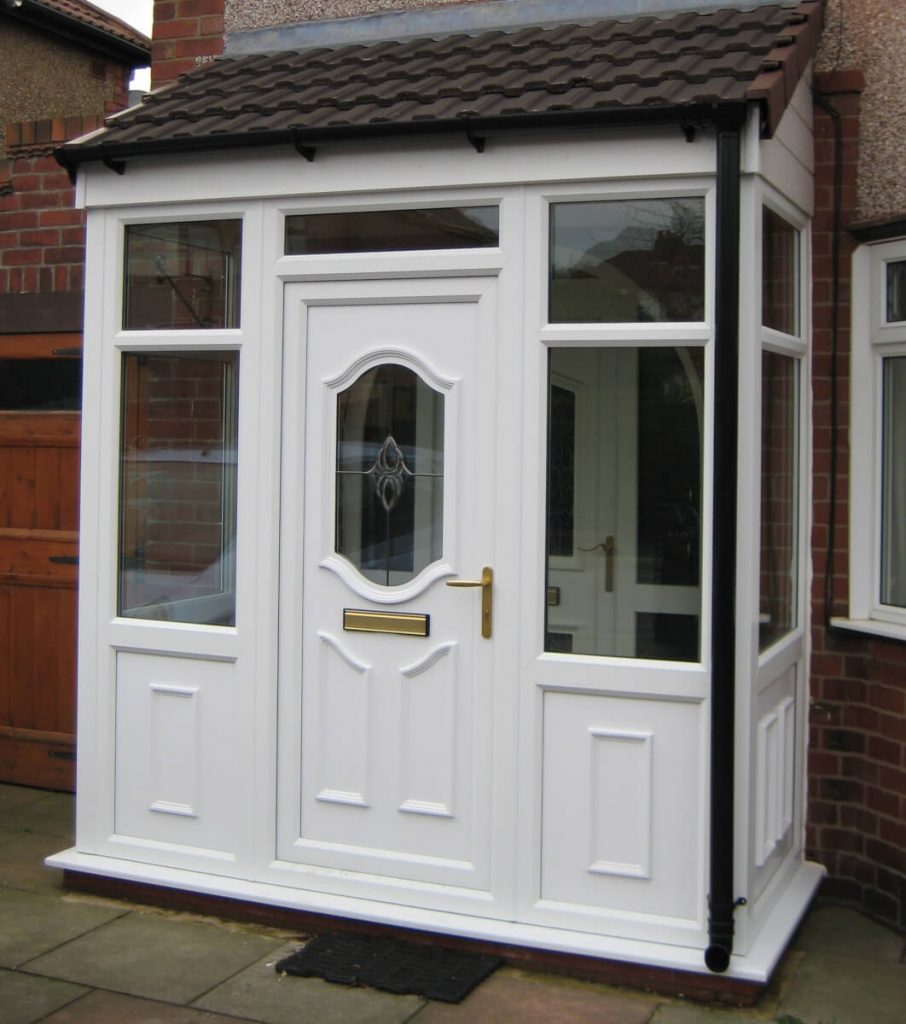 uPVC porch and entrance door