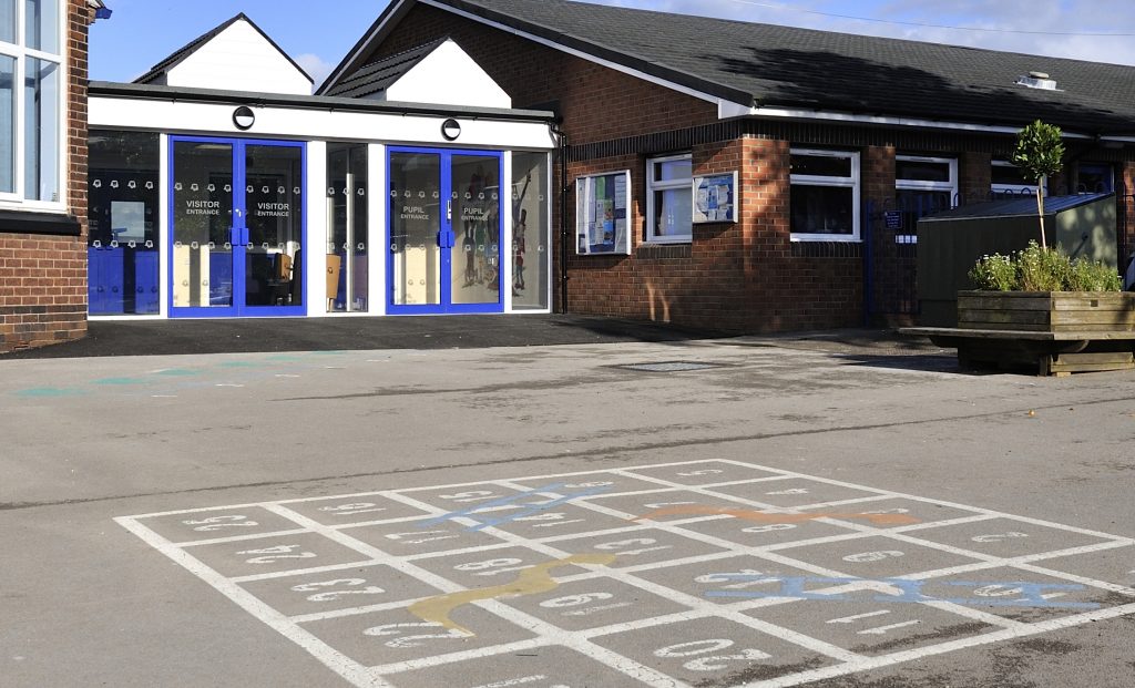 Denton West End Primary School Entrance