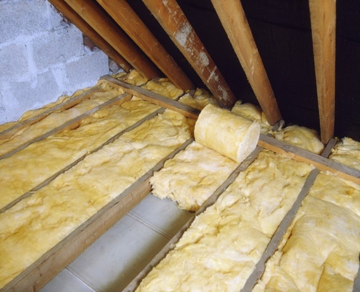 Loft insulation for energy efficiency 