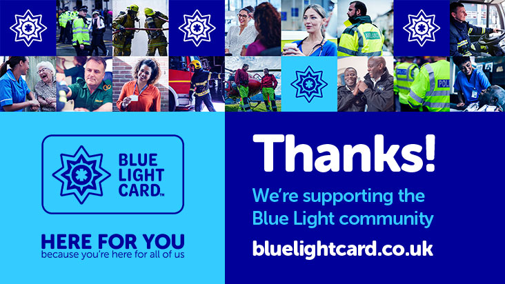 Blue Light Card main logo.