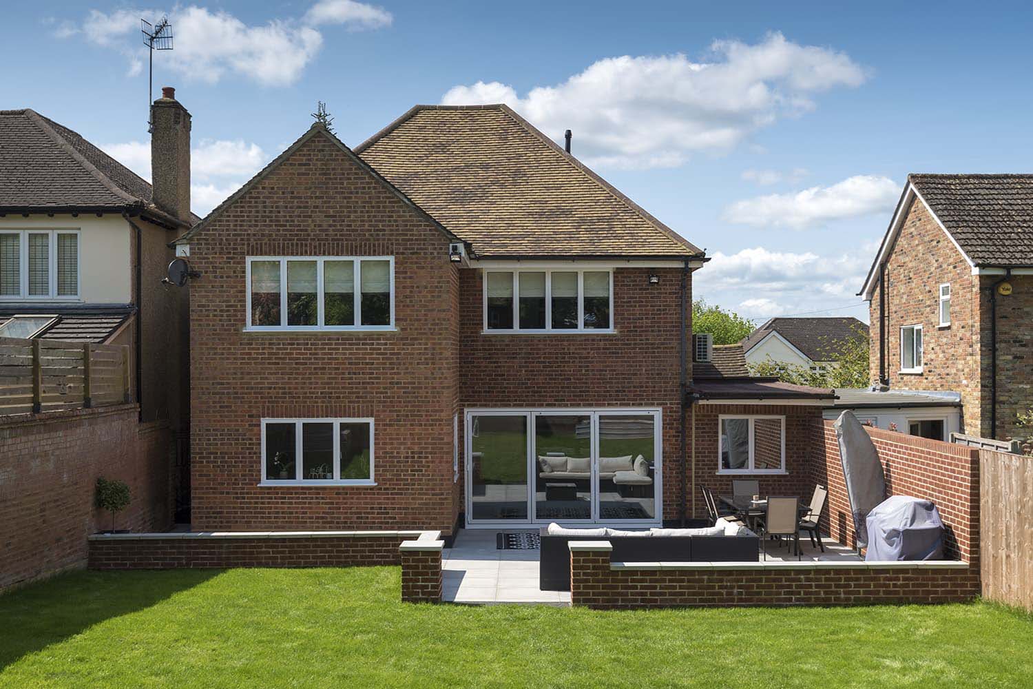 origin white slimline windows