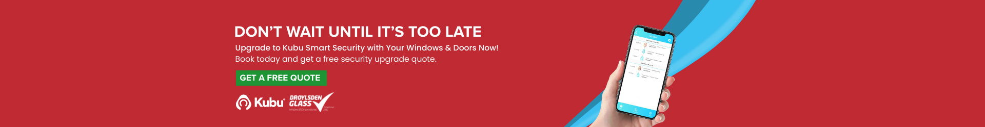 Don't wait until it's too late